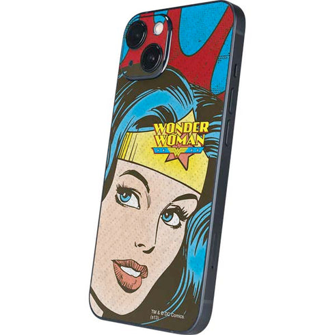 DC Comics Wonder Woman Vintage Profile iPhone 15 Skin