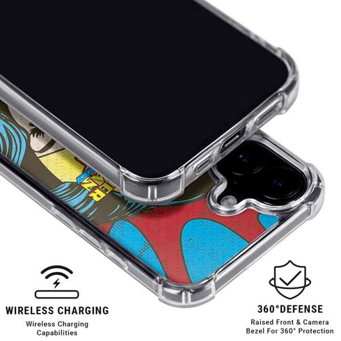 DC Comics Wonder Woman Vintage Profile iPhone 16 MagSafe Case