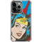 DC Comics Wonder Woman Vintage Profile iPhone 16 Pro Clear Case
