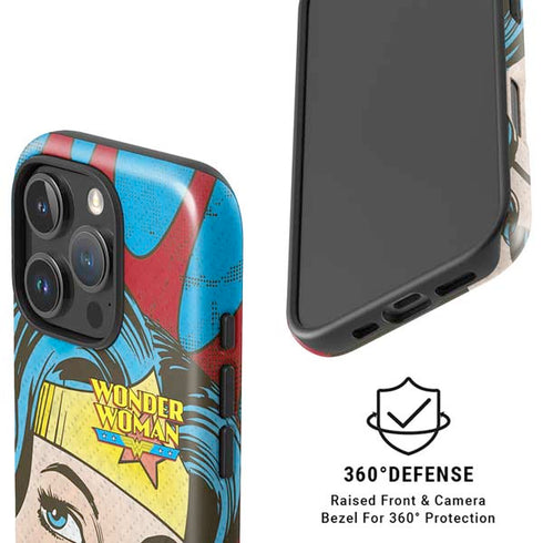 DC Comics Wonder Woman Vintage Profile iPhone 16 Pro Magsafe Impact Case