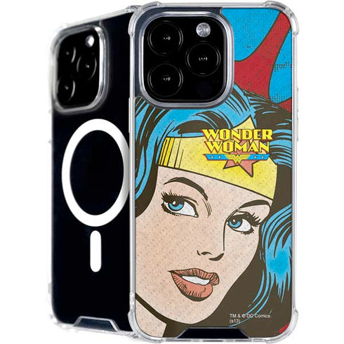 DC Comics Wonder Woman Vintage Profile iPhone 16 Pro Max MagSafe Case