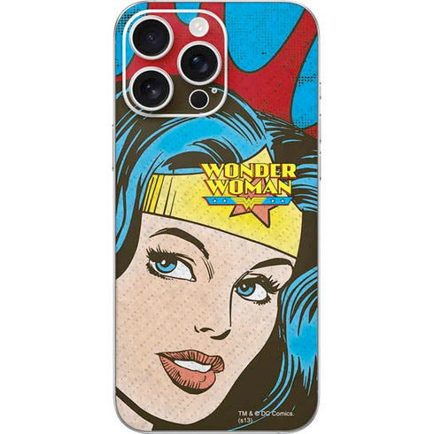 DC Comics Wonder Woman Vintage Profile iPhone 16 Pro Max Skin