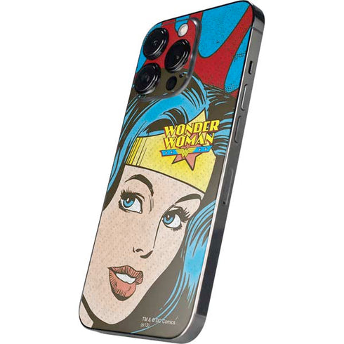 DC Comics Wonder Woman Vintage Profile iPhone 16 Pro Max Skin