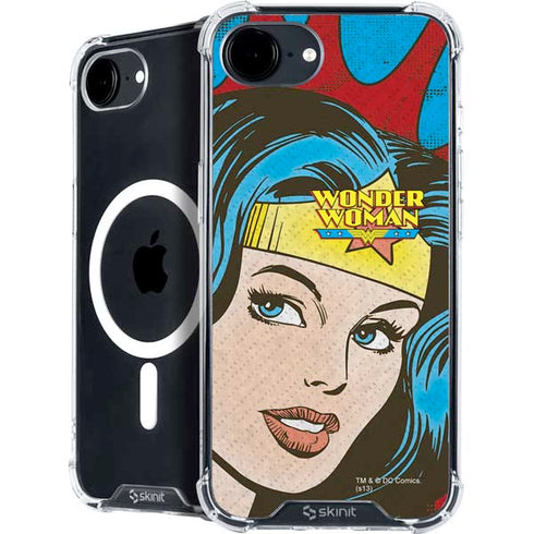 DC Comics Wonder Woman Vintage Profile iPhone 16e MagSafe Case