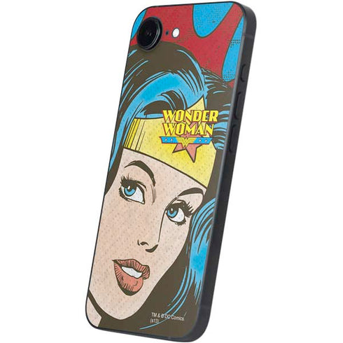 DC Comics Wonder Woman Vintage Profile iPhone 16e Skin