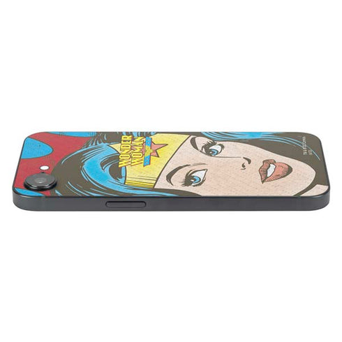 DC Comics Wonder Woman Vintage Profile iPhone 16e Skin