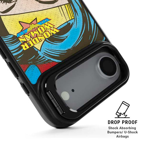 DC Comics Wonder Woman Vintage Profile iPhone 17 Air Kickstand Case
