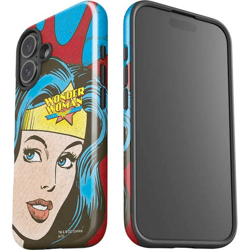 DC Comics Wonder Woman Vintage Profile iPhone 17 Impact Case