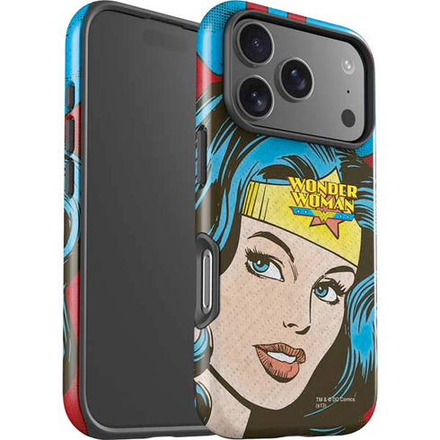 DC Comics Wonder Woman Vintage Profile iPhone 17 Pro Impact Case