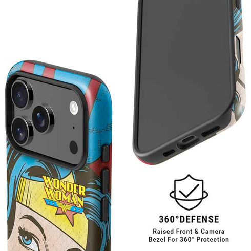 DC Comics Wonder Woman Vintage Profile iPhone 17 Pro Magsafe Impact Case