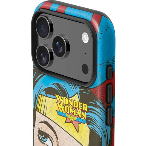DC Comics Wonder Woman Vintage Profile iPhone 17 Pro Max Impact Case