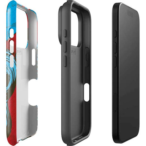 DC Comics Wonder Woman Vintage Profile iPhone 17 Pro Max Impact Case