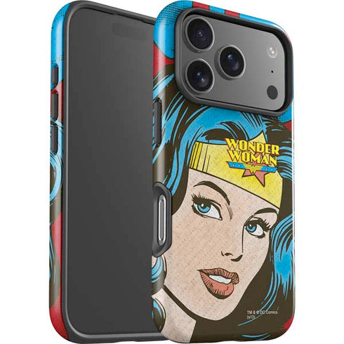 DC Comics Wonder Woman Vintage Profile iPhone 17 Pro Max Impact Case
