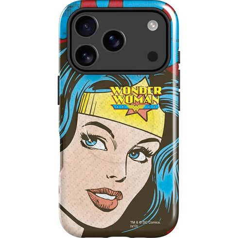 DC Comics Wonder Woman Vintage Profile iPhone 17 Pro Max Magsafe Impact Case