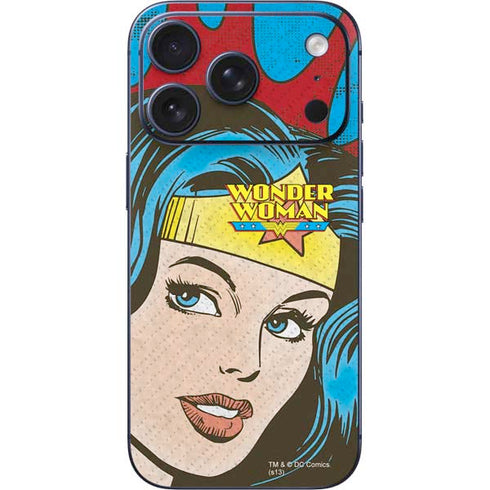 DC Comics Wonder Woman Vintage Profile iPhone 17 Pro Max Skin