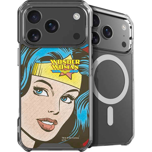 DC Comics Wonder Woman Vintage Profile iPhone 18 Pro Max MagSafe Case