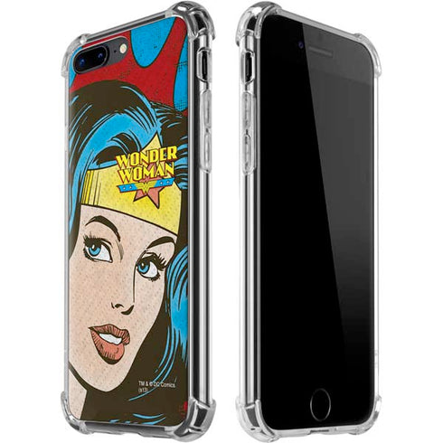 DC Comics Wonder Woman Vintage Profile iPhone Cases