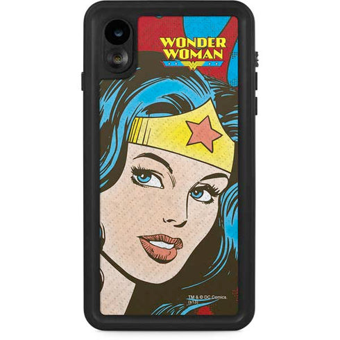 DC Comics Wonder Woman Vintage Profile iPhone Cases