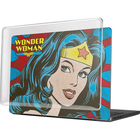 DC Comics Wonder Woman Vintage Profile MacBook Pro 14in (2021-24) Case plus Skin