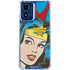 DC Comics Wonder Woman Vintage Profile Moto G 5G (2024) Clear Case