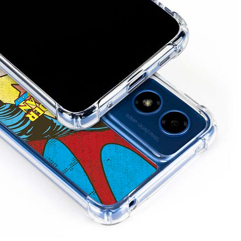 DC Comics Wonder Woman Vintage Profile Moto G 5G (2024) Clear Case