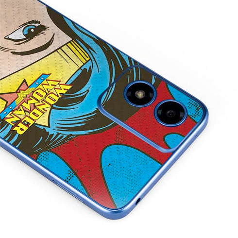 DC Comics Wonder Woman Vintage Profile Moto G Play 4G (2024) Skin