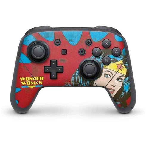 DC Comics Wonder Woman Vintage Profile Nintendo Skins