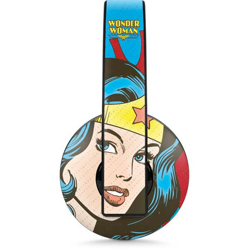 DC Comics Wonder Woman Vintage Profile PlayStation 4 Gold Wireless Headset Skin