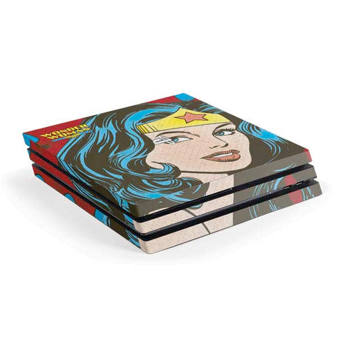 DC Comics Wonder Woman Vintage Profile PlayStation PS4 Skins