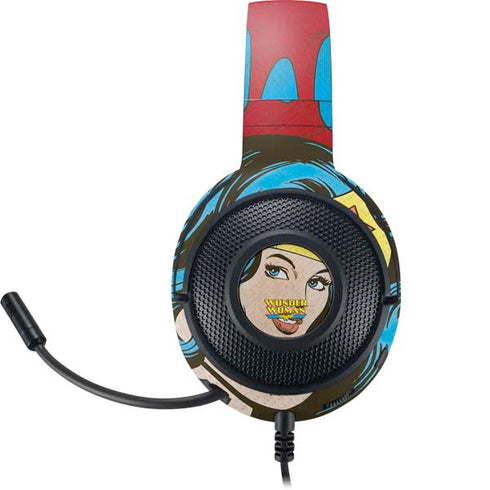 DC Comics Wonder Woman Vintage Profile Razer Kraken X Skin