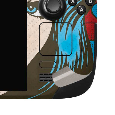 DC Comics Wonder Woman Vintage Profile Steam Deck Handheld Gaming Computer OLED Skin