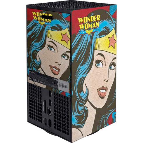 DC Comics Wonder Woman Vintage Profile XBox Series X Digital Edition Bundle Skin