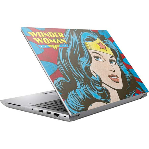 DC Comics Wonder Woman Vintage Profile HP ZBook Fury 16 G10 Skin
