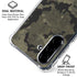 Wood Camo Camouflage Galaxy A36 5G Clear Case