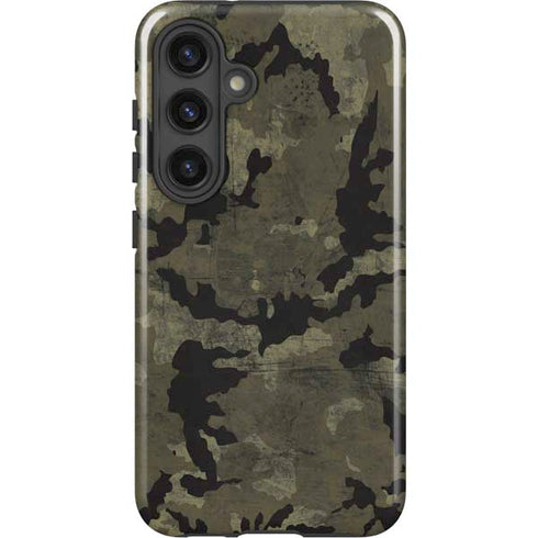 Wood Camo Camouflage Galaxy S25 Impact Case