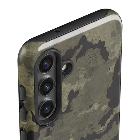 Wood Camo Camouflage Galaxy S25 Impact Case