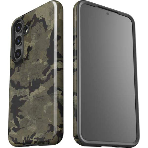 Wood Camo Camouflage Galaxy S25 Plus Impact Case