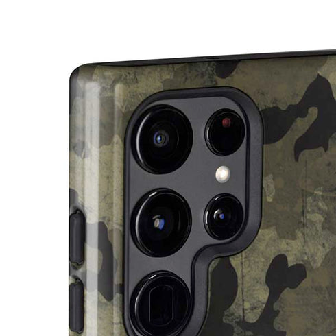 Wood Camo Camouflage Galaxy S25 Ultra Impact Case