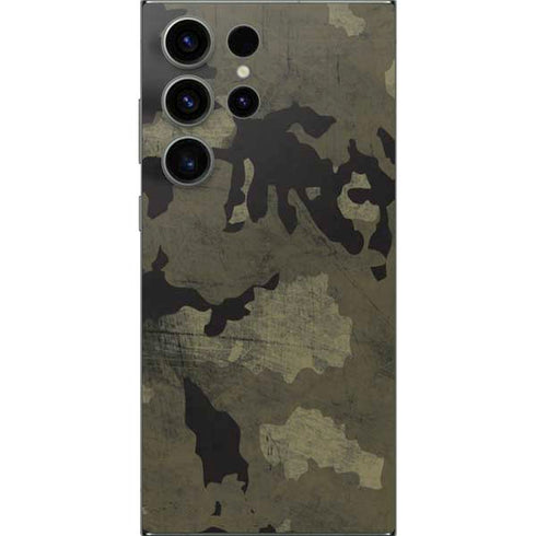 Wood Camo Camouflage Galaxy S25 Ultra Skin