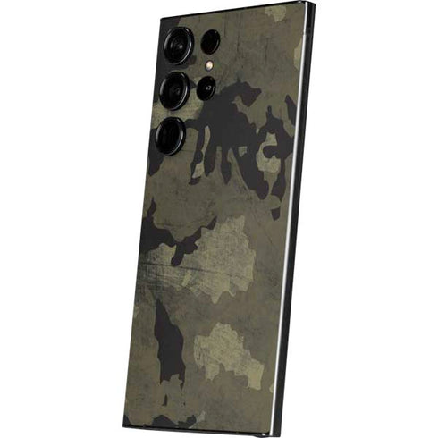Wood Camo Camouflage Galaxy S25 Ultra Skin