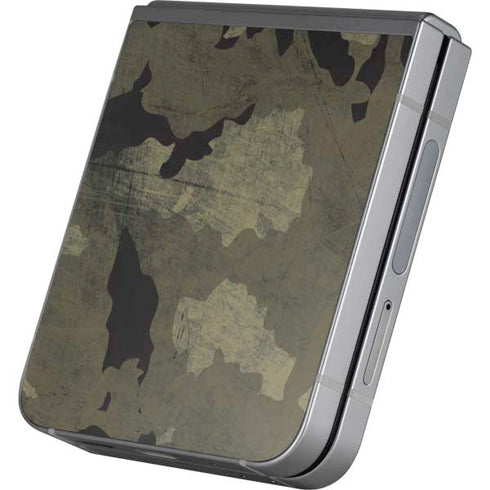 Wood Camo Camouflage Galaxy Z Flip6 Skin