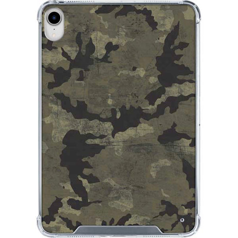 Wood Camo Camouflage iPad 11th Gen (2025) Clear Case
