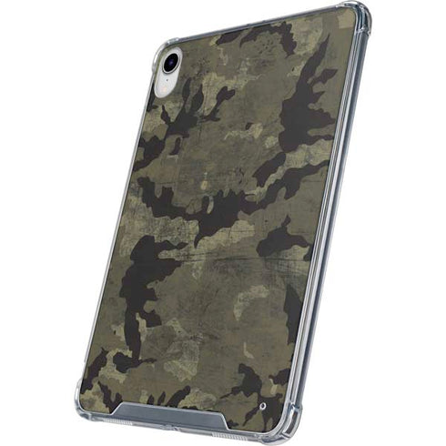 Wood Camo Camouflage iPad 11th Gen (2025) Clear Case