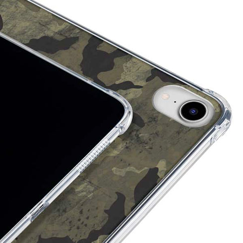 Wood Camo Camouflage iPad 11th Gen (2025) Clear Case