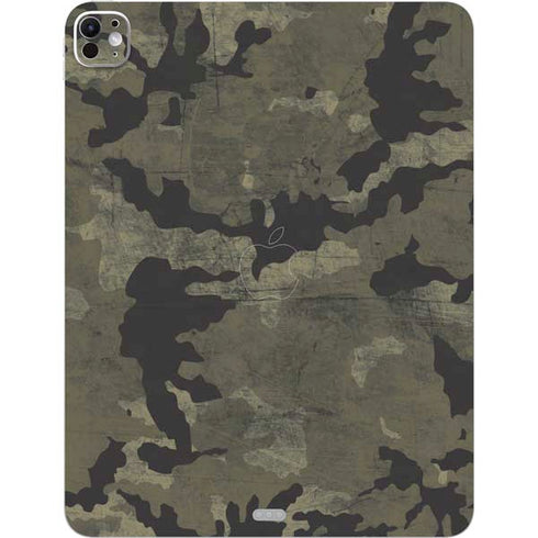 Wood Camo Camouflage iPad Pro 13in M4 (2024) Skin