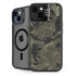 Wood Camo Camouflage iPhone 14 Kickstand Case