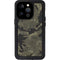 Wood Camo Camouflage iPhone 15 Pro Waterproof Case