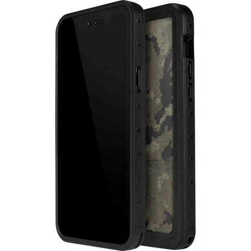 Wood Camo Camouflage iPhone 15 Pro Waterproof Case