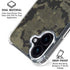 Wood Camo Camouflage iPhone 16 Clear Case