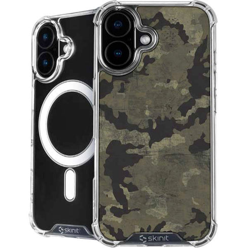 Wood Camo Camouflage iPhone 16 MagSafe Case